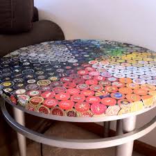 Bottle cap coffee table easttwowestcreations 5 out of 5 stars (1) $ 81.29. The Art Of Drinking Beer Biggest Mosaic Table That I Ve Made Yet That