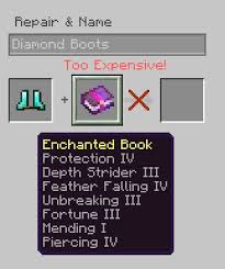 How much diamond ore is in minecraft deepslate? What Does Too Expensive Mean In Minecraft