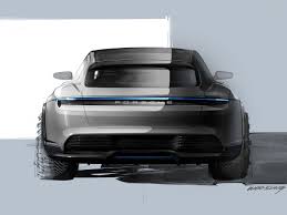 Porsche Mission E Cross Sketch Car Design Porsche Mission Automotive Design