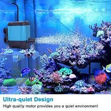 Salt Water Aquarium Pumps Ultra Quiet This Submersible Water Pump Is Designed For Reliability And Ultra Quiet Operation T In 2020 Aquarium Pump Fountain Pump Aquarium