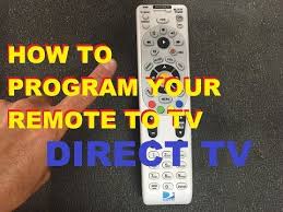 The volume buttons on the remote should control the volume on the tv, right? How To Program Your Directv Remote To Your Tv Easy Youtube Remote Directv Tv