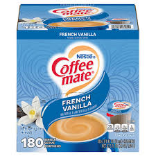 Is there a healthy coffee creamer? Nestle Coffee Mate Liquid Creamer French Vanilla 180 Count Costco