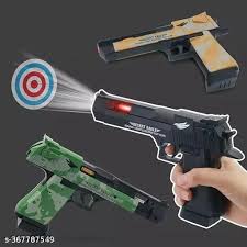 Desert Eagle Toy Gun with Projection Light & Sound and Recoil Mimic for  Kids (Multicolor)8
