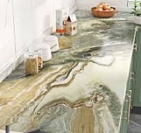 Livelynine Liquid Marble Contact Paper Waterproof Peel and ...