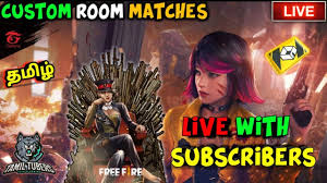Stay tuned to mx player to check out the latest movies, upcoming song videos, new web series and free live tv channels. Free Fire Tamil Live Gameplay With Subscribers Custom Room Fun Matches Tamiltubers Youtube