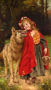 The Wolf That Fell In Love With Little Red Riding Hood Sirhamnet Gabriel Joseph Marie Augustin Ferrier French 1847 1914 Little Red Riding Hood Little Red Riding Hood Red Riding Hood Wolf Red Riding Hood