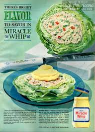 Deviled Lettuce With Miracle Whip Recipe 1962 Click Americana Retro Recipes Vintage Cooking Food