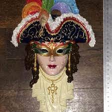 Handmade Handpainted Madebymeliz Elisi Akrilik Fantastik Hediyelik Kolleksiyon Mask Maske Dekorasyon Dek Mask Instagram Posts Halloween Face Makeup