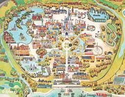 Holiday Land Disneyland Google Search Disney World Map Magic Kingdom Map Disney Map
