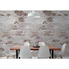 Il trouve sa place partout et dans toutes les pièces de la maison y compris la cuisine et la salle de bain. Papier Peint 4 Murs Brique Cdiscount