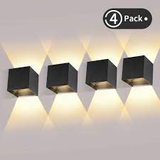 Sie betonen aber auch objekte mit direktem licht, indem sie diese punktuell anstrahlen. 4 Pack 12w Led Wandleuchten Innen Aussen Kaufland De