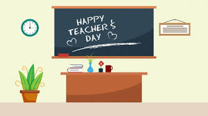 Bahan Latar Belakang Kelas Guru Kartun Warna Classroom Background Teachers Day Teachers Illustration