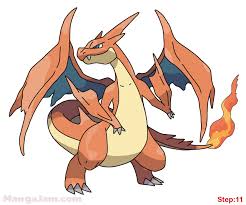 100% (2 votes) step 1. How To Draw Mega Charizard From Pokemon Mangajam Com