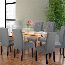 Stretch slipcovers are the perfect way to renew, restyle and refresh your furniture. Northern Brothers 542602984710 Dining Chair Covers Stretch Chair Covers Parsons Chair Slipcover Chair Covers For Dining Room Set Of 4 Light Grey