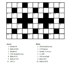 If you are a solver, these techniques can help improve your skills. Double And Half Cross Number Puzzle Mathsticks Com