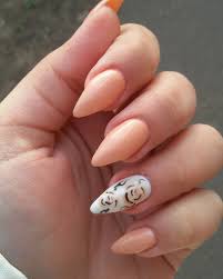 It's perfect for weddings or your prom. 21 Peach Nail Art Designs Ideas Design Trends 21 Peach Nail Art Designs As Design Trends Beautiful Peach Na Peach Nail Art Best Nail Art Designs Peach Nails