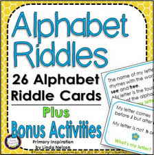 Assign letters for the values. Alphabet Riddles Writing Riddles Riddles Learning Letters