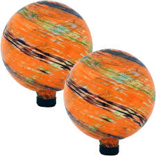 Maybe you would like to learn more about one of these? Sunnydaze Indoor Outdoor Artistic Glass Gazing Ball Globe For Lawn Patio Or Indoors 10 Diameter Sunset Sky 2 Pack Target