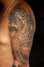 Là biểu tượng rất linh thiêng về mặt văn hóa, và đầy thẩm mỹ đối với xăm hình nghệ thuật, rất đặc. Naga 1 Naga Tattoo Laos Tattoo Cambodian Tattoo