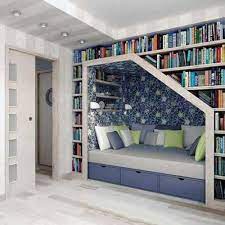 Below, a large cabinet conceals extra belongings. 70 Bookcase Bookshelf Ideas Unique Book Storage Designs