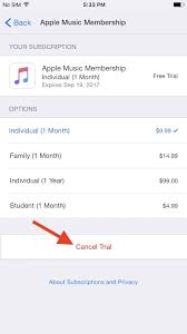 How To Disable Apple Music S Auto Renewal For Free Trials So You Don T Get Charged Ios Iphone Gadget Hacks Apple Music Music Hacks Music