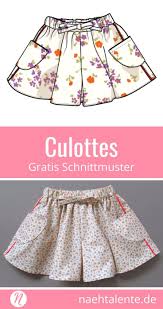 Gerade, wenn du kinderschnitte nähen möchtest, findest du in unserem shop viele wunderbare schnitte zum nähen, die auch ideal für anfänger geeignet sind. Culottes Fur Alle Grossen Damen Und Madchen Tutorial Nahtalente Hosenrock Schnittmuster Madchen Tellerrock Nahen