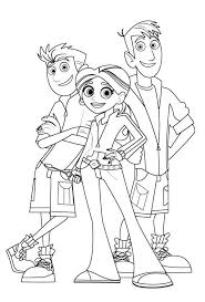 Wild Kratts Coloring Pages Free Printable Momjunction Wild Kratts Birthday Party Wild Kratts Party Wild Kratts