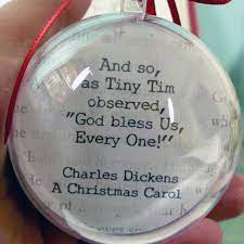 Marine wife memorial day god life blessing in disguise have a nice day god love relationship with god trust. Tiny Tim A Christmas Carol Bauble Charles Dickens God Bless Us Quote B Paper Jackdaw