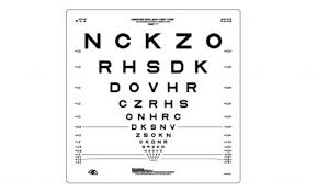 Carleton Optical Logmar 3m Etdrs Chart 1 Original