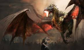 4k wallpapers of dragon for free download. Knight Fighting Dragon Marmalade Art
