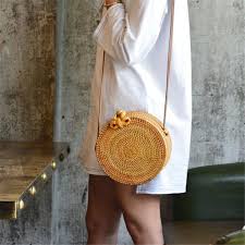 We offer fashion and quality at the best price in a more sustainable way. Buy 20x10cm Straw Handbag Rattan Handmade Woven Round Summer Beach Knitted Bag Bohemia At Affordable Prices Free Shipping Real Reviews With Photos Joom