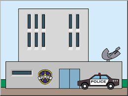 Maybe you would like to learn more about one of these? Clip Art Buildings Police Station Color I Abcteach Com Abcteach