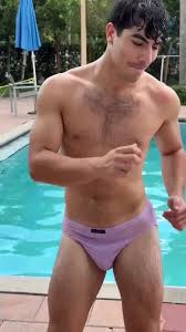 Cute guy in transparent undies - ThisVid.com
