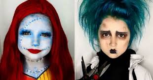 Unable to trick-or-treat, makeup artist transforms daughters