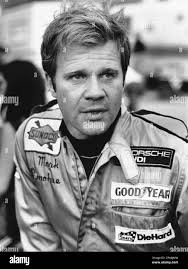 This is an August 1973 file photo showing auto racing driver Mark Donohue. David  Donohue was only 8 when his father, Mark, died at age 38 after an accident  in practice for