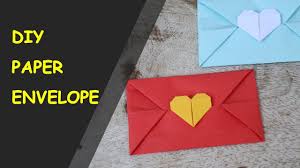 For example, the 5x7 card pictured here measures 8 ½ on the diagonal, so the envelope paper should be 9 ½ x 9 ½ . How To Make Envelope Easy Origami Paper Envelope Tutorial Without Glue Envelope Tutorial Origami Easy How To Make An Envelope