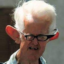 Old Man With Huge Ears Old Man Funny Ear Picture Round Sunglass Men