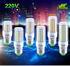 Led Corn Bulb E14 E27 Led Lamp 220v 240v 3w 5w 7w 12w 15w 18w 20w Smd 5730 5630 Lampada Spotlight Lanterna Candl Led Candle Lights E27 Led Led Track Lighting