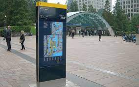 hk 新指示牌的設計 是否與倫敦 legible london 指示牌如出一轍 倫敦交通局網頁圖片 jubilee environmental design wayfinding locker storage