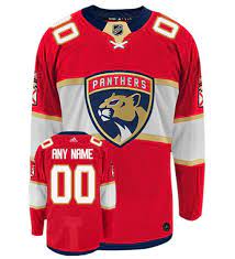 Shop panthers jerseys and reverse retro jerseys at fanatics.com. Florida Panthers Adidas Authentic Home Nhl Hockey Jersey