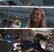 Ever notice how Thor got the weirdest shots in both Avengers 1 and 2? :  r/marvelstudios