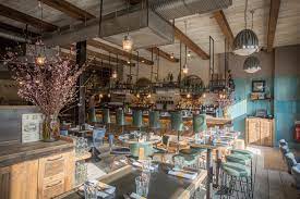 Q Grill Camden 29 33 Chalk Farm Road London Nw1 8aj High Bar Stools Restaurant Design Warehouse Bar