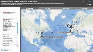 titanic mapping gis lounge