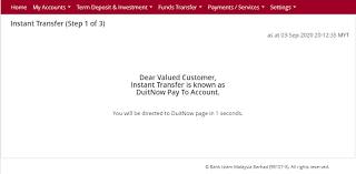 This means that once you receive a notification that your money transfer was successful, the. Masalah Transaksi Duitnow Bank Islam What Doesnt Matter Is What Matters
