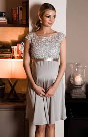 Short cotton jeans mini tops would look adorable as maternity dresses. Mia Maternity Dress Short Silver Maternity Wedding Dresses Evening Wear And Party Clothes By Tiffany Rose Maternity Dresses Maternity Long Dress Sequin Dress Short