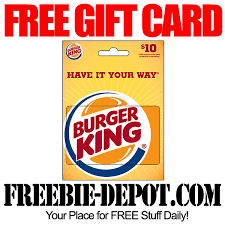 Easy ordering process · send egift cards by email Free 10 Burger King Gift Card Freebie Depot