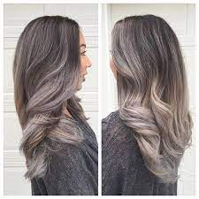 Hey Girls So Many Of You Have Been Emailing Requesting For Grey Silver Ash Dark Grey Hai Ash Blonde Highlights On Dark Hair Balayage Hair Dark Gray Balayage