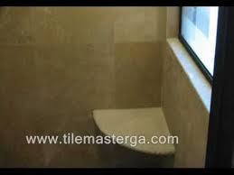The height can be adjusted from 14 inches to 21 inches How To Built In Shower Corner Seat Bench Installation Bathroom Tile Youtube