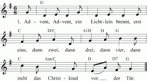 Advent advent ein lichtlein brennt. Advent Advent Noten Liedtext Midi Akkorde