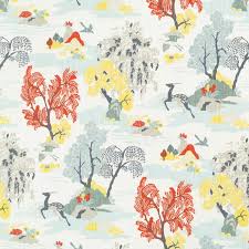 Toile curtains blue curtain panels custom curtains living room curtains toile de jouy french modern toile curtains oriental curtains blue yellow curtain panels extra long curtains blue curtains. Robert Allen Modern Toile Persimmon Drapery Fabric Regal Drapes